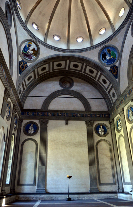 Interior of the Pazzi Chapel