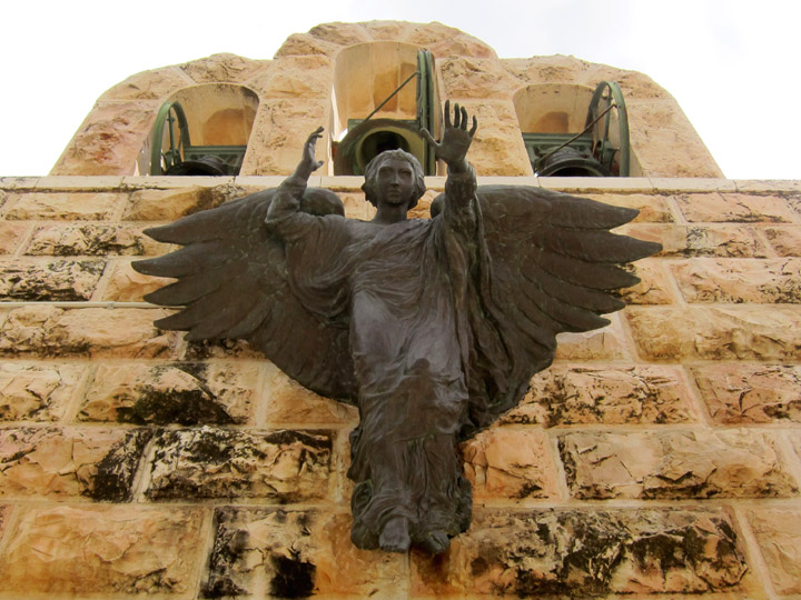 Exterior angel from the Church of the Shepherds' Fields