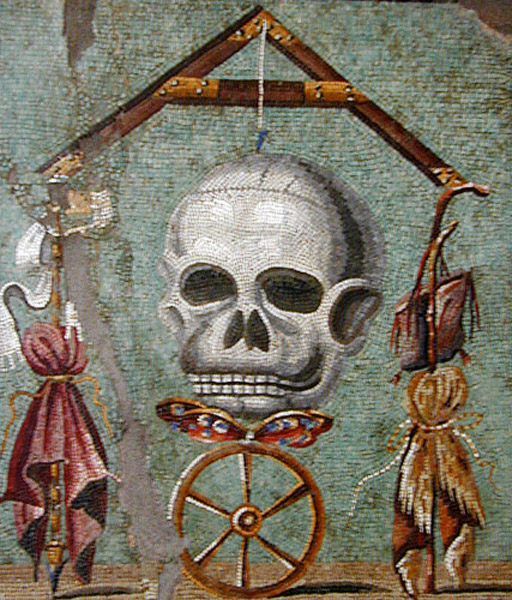 Death levels all mosaic, Pompeii