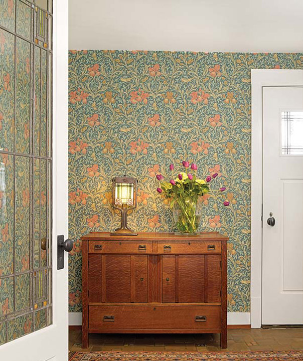 Arts and Crafts house, Morris Wallpaper