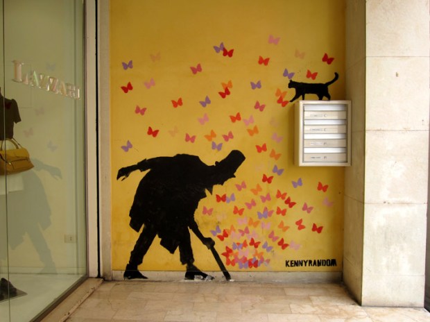 butterfly street art