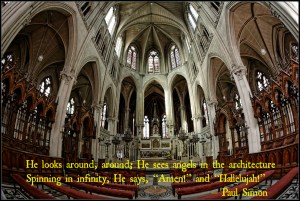 Cathedral Paul Simon quote