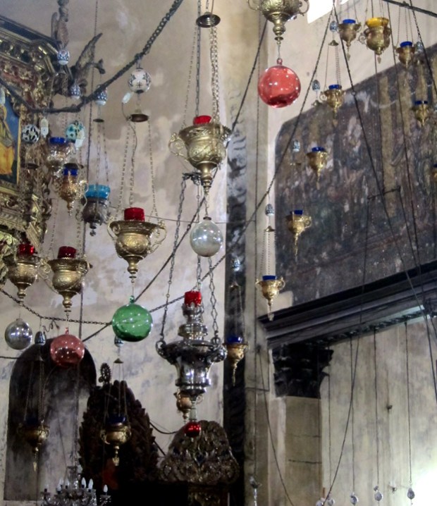 lamps, Church of the Nativity