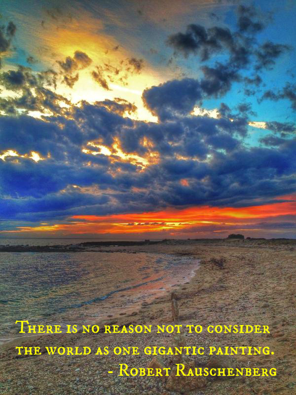 Rauschenberg art quote