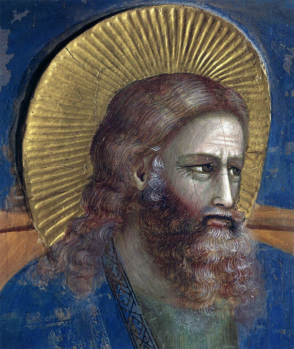 Giotto saint with halo