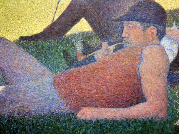 Georges Seurat, detail from A Sunday Afternoon on the Island of La Grande Jatte