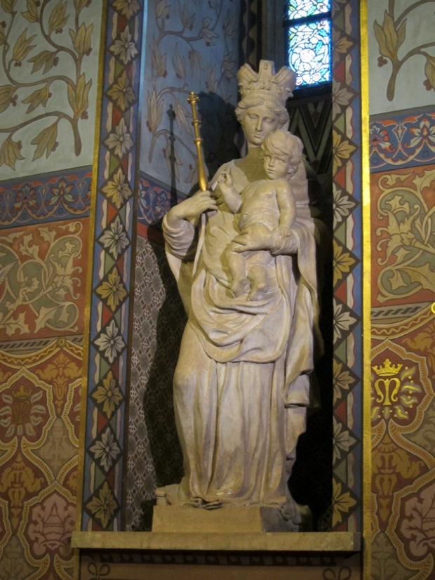 Madonna statue, Matthias Church, Budapest