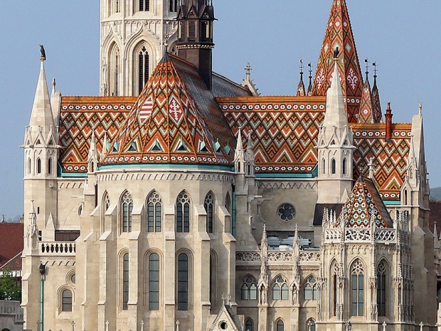 Budapest, Matthias Church tile roof