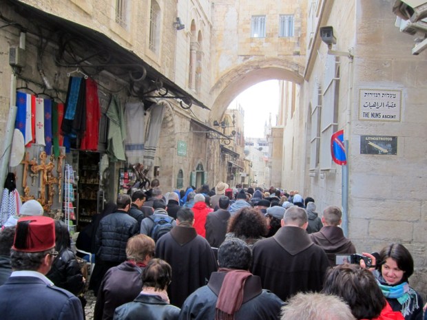 Via Dolorosa and Ecce Homo arch, Jerusalem