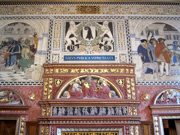 entrance to assembly hall, Basel