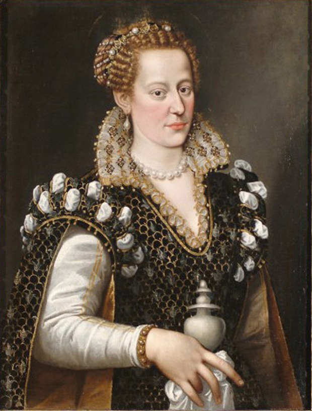Alessandro" Allori's "Portrait of Isabella de' Medici" after treatment