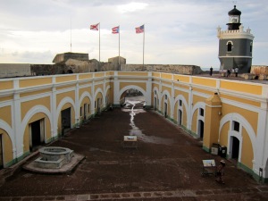 Interior of the El Moro Fort