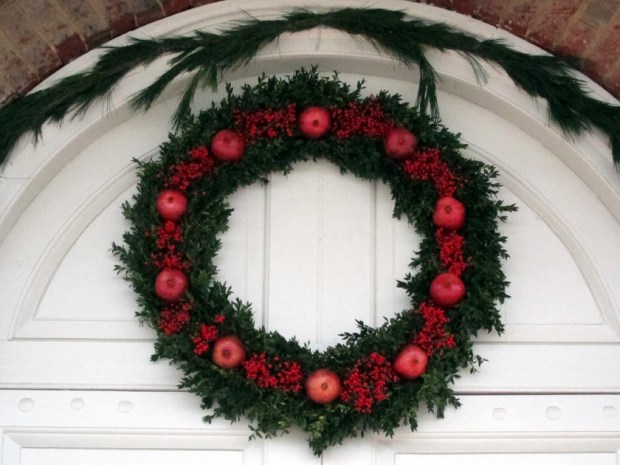 Pomegranate Christmas decorations